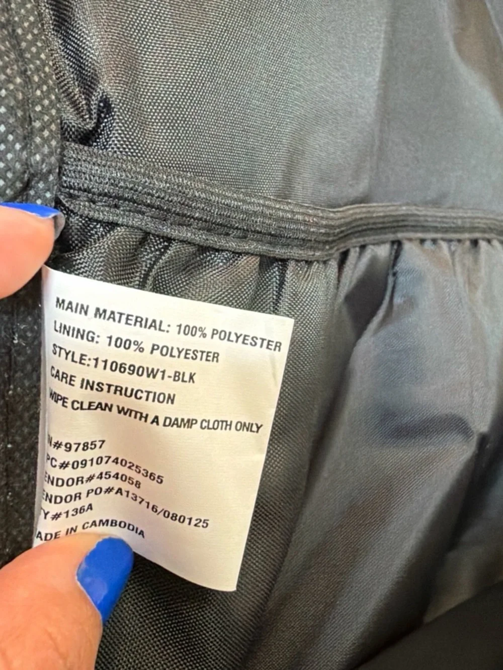 Eastsport black backpack